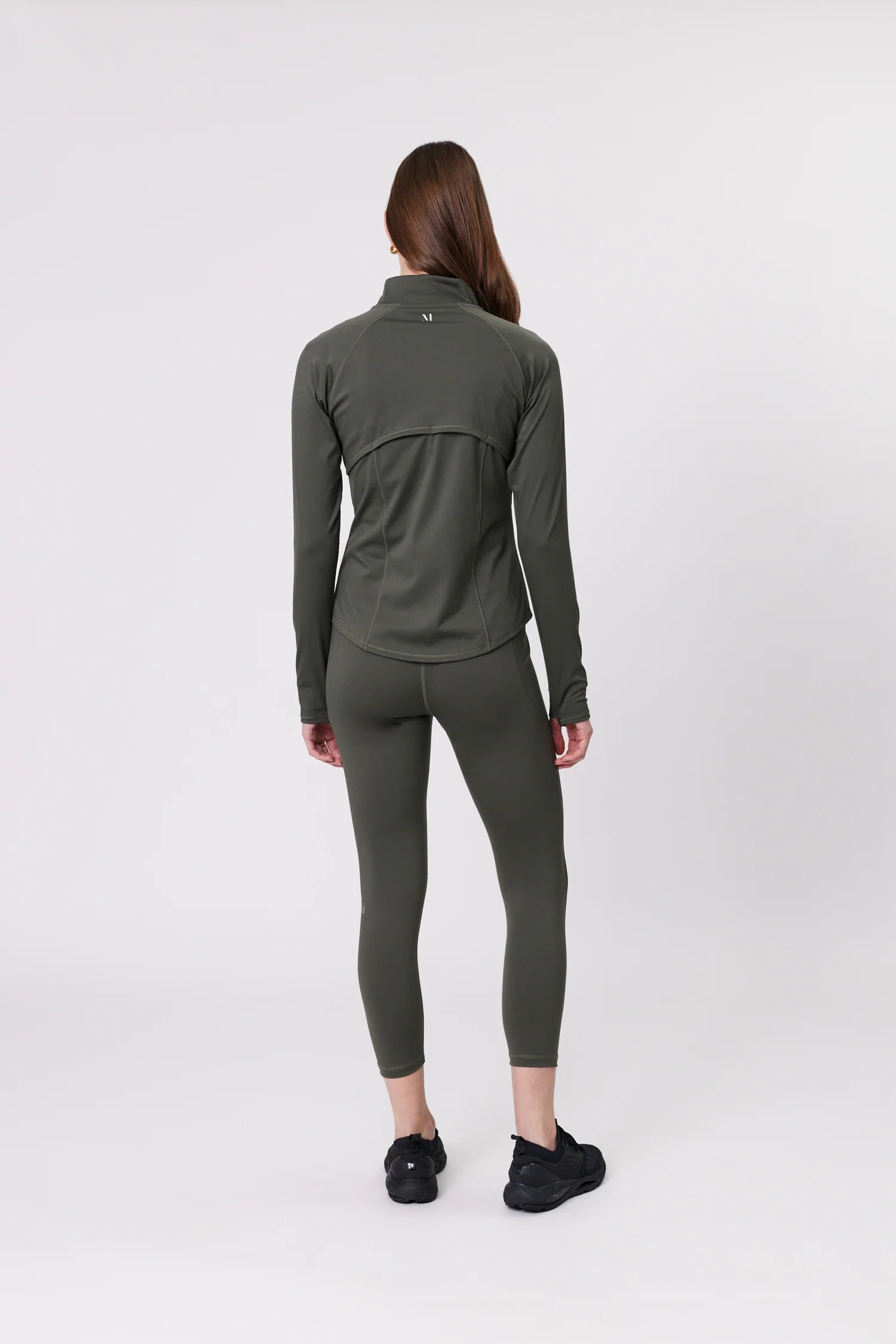 Marlow Line Up L/S Zip Through - Kelp