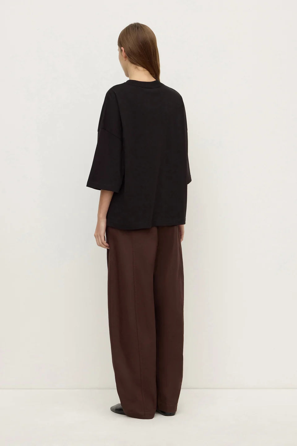 Assembly Label Max Cotton Oversized Tee - Black