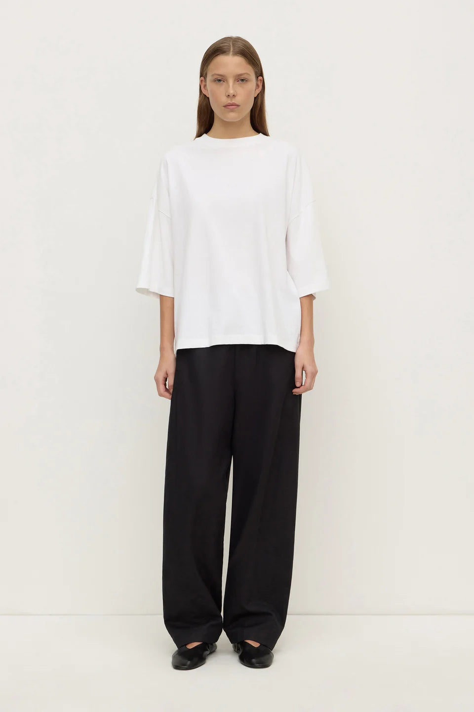 Assembly Label Max Cotton Oversized Tee - White