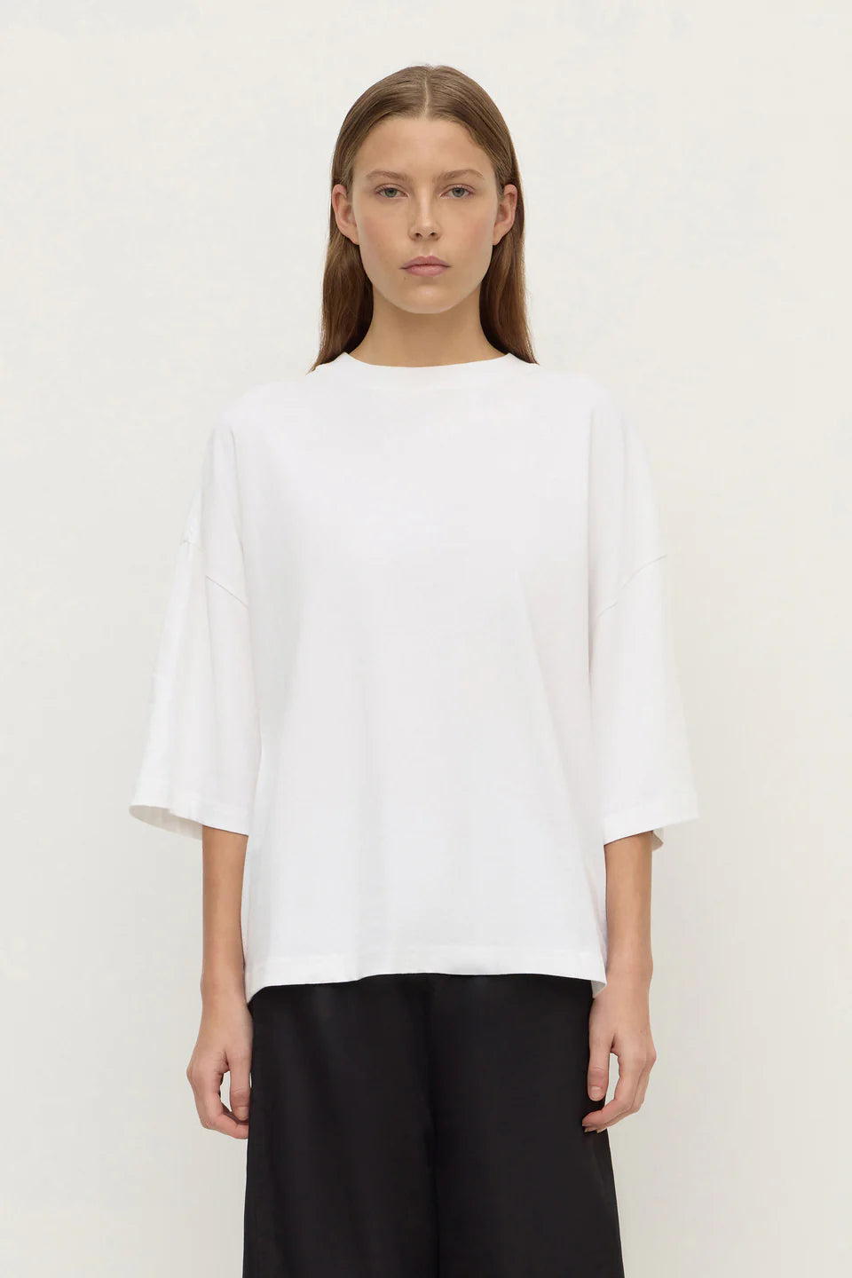 Assembly Label Max Cotton Oversized Tee - White
