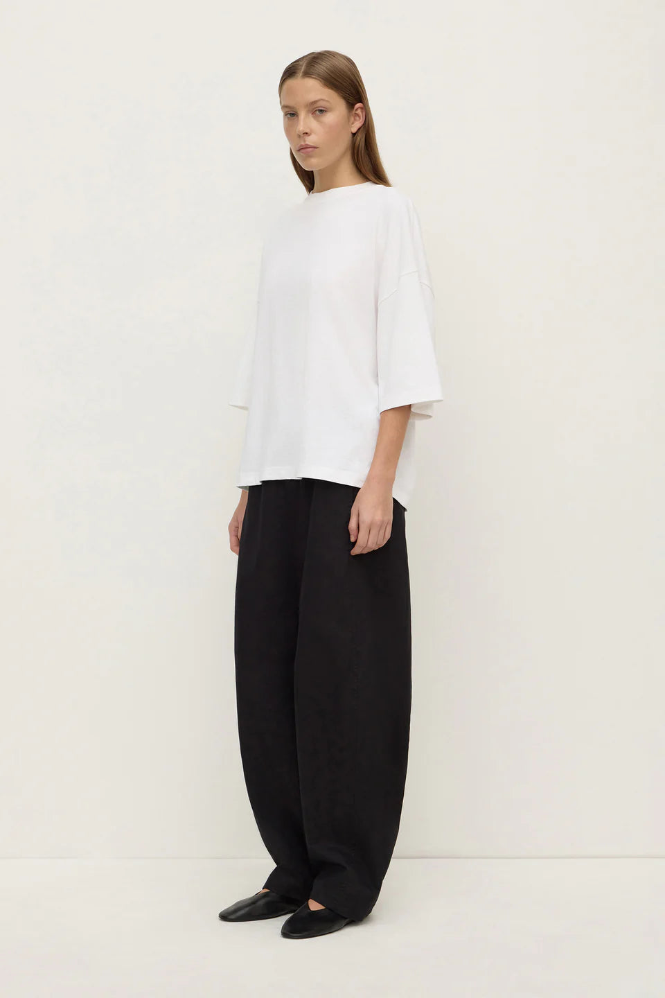Assembly Label Max Cotton Oversized Tee - White