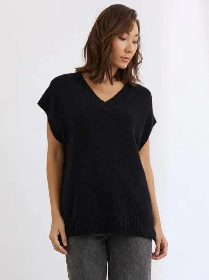 Mia Fratino Xavier Vest -  Black
