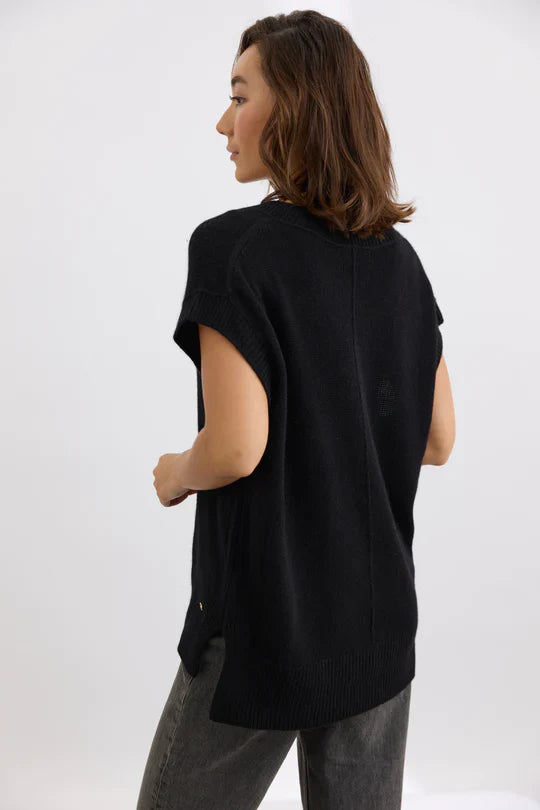Mia Fratino Xavier Vest -  Black