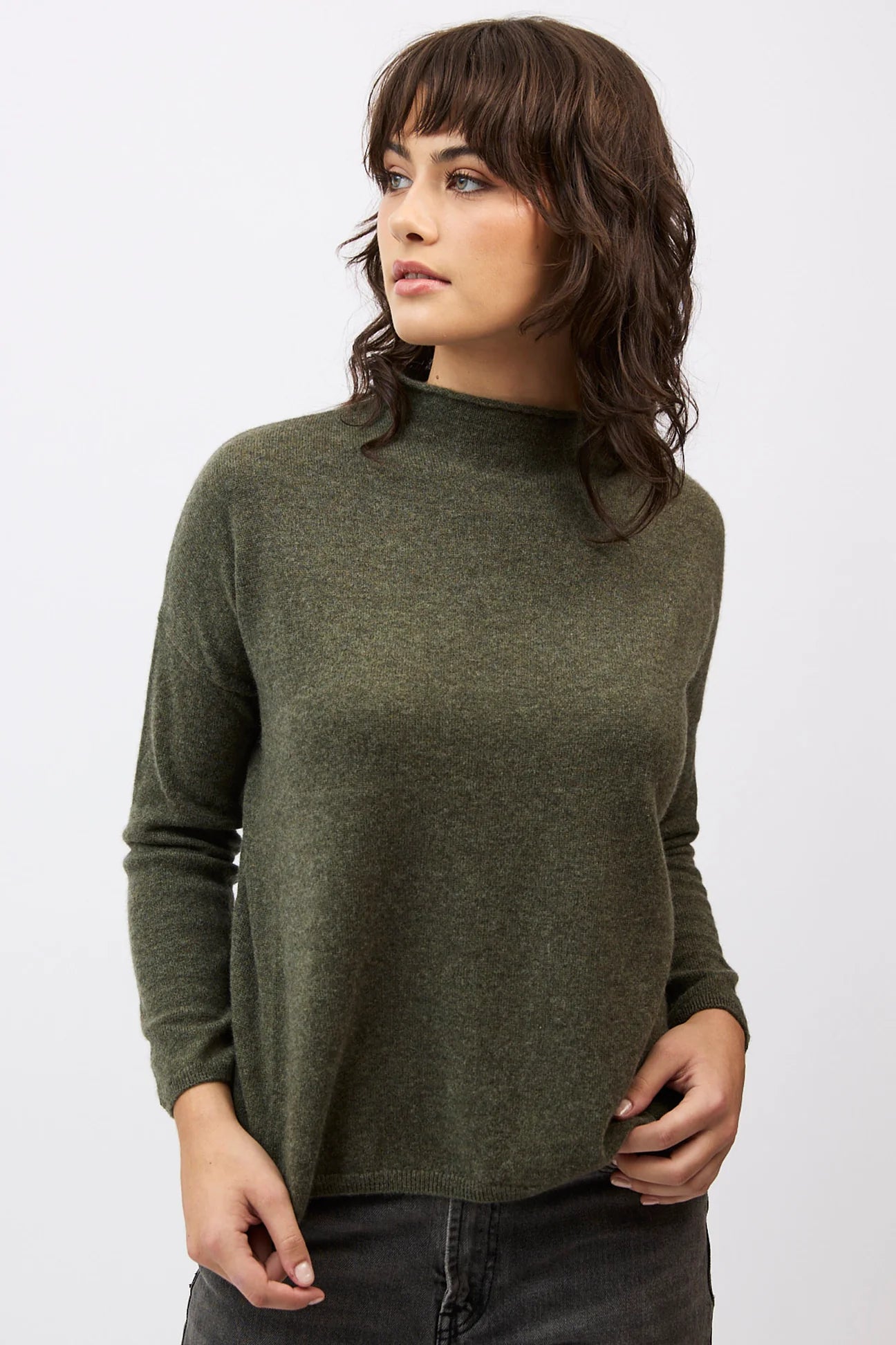 Sloane Mockneck - Military Green