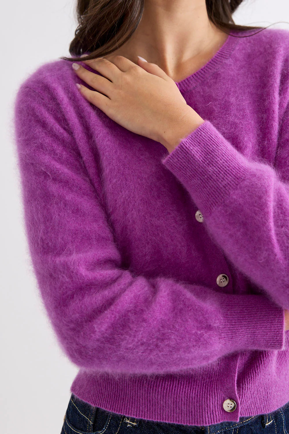 Sierra Cardi - Electric Purple