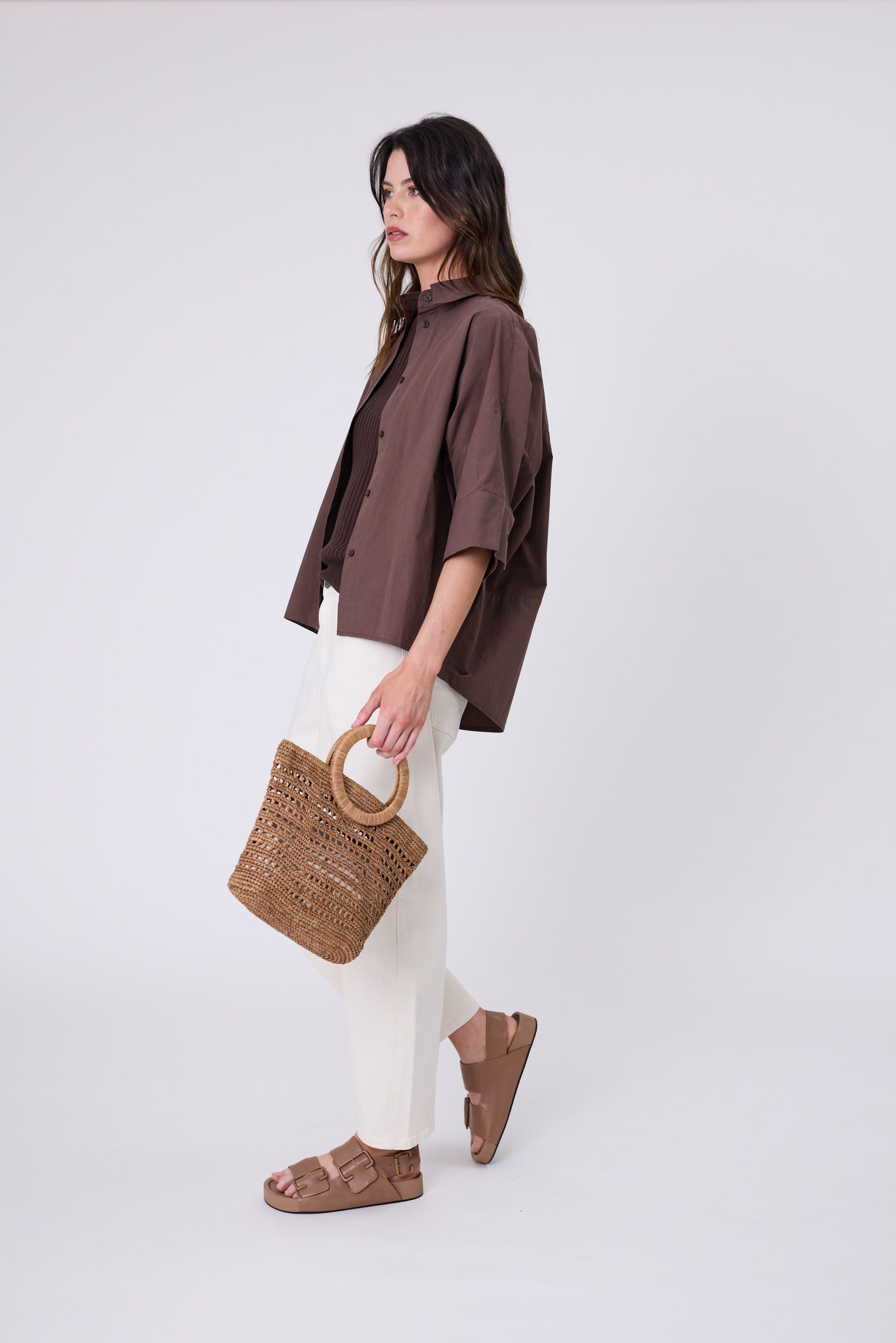 Milano Bucket Bag - Tea