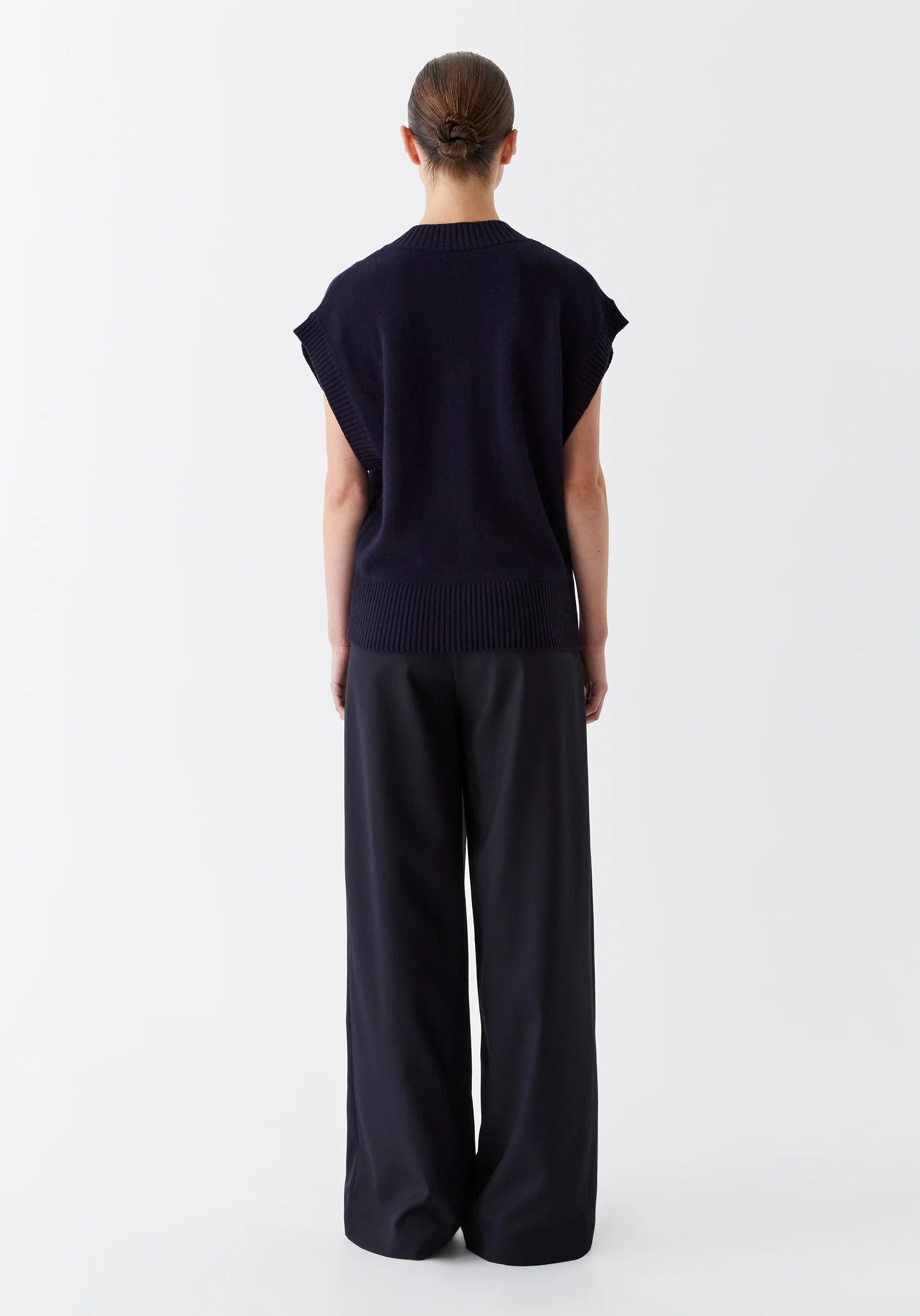 Morrison Avon Knit Vest - Navy