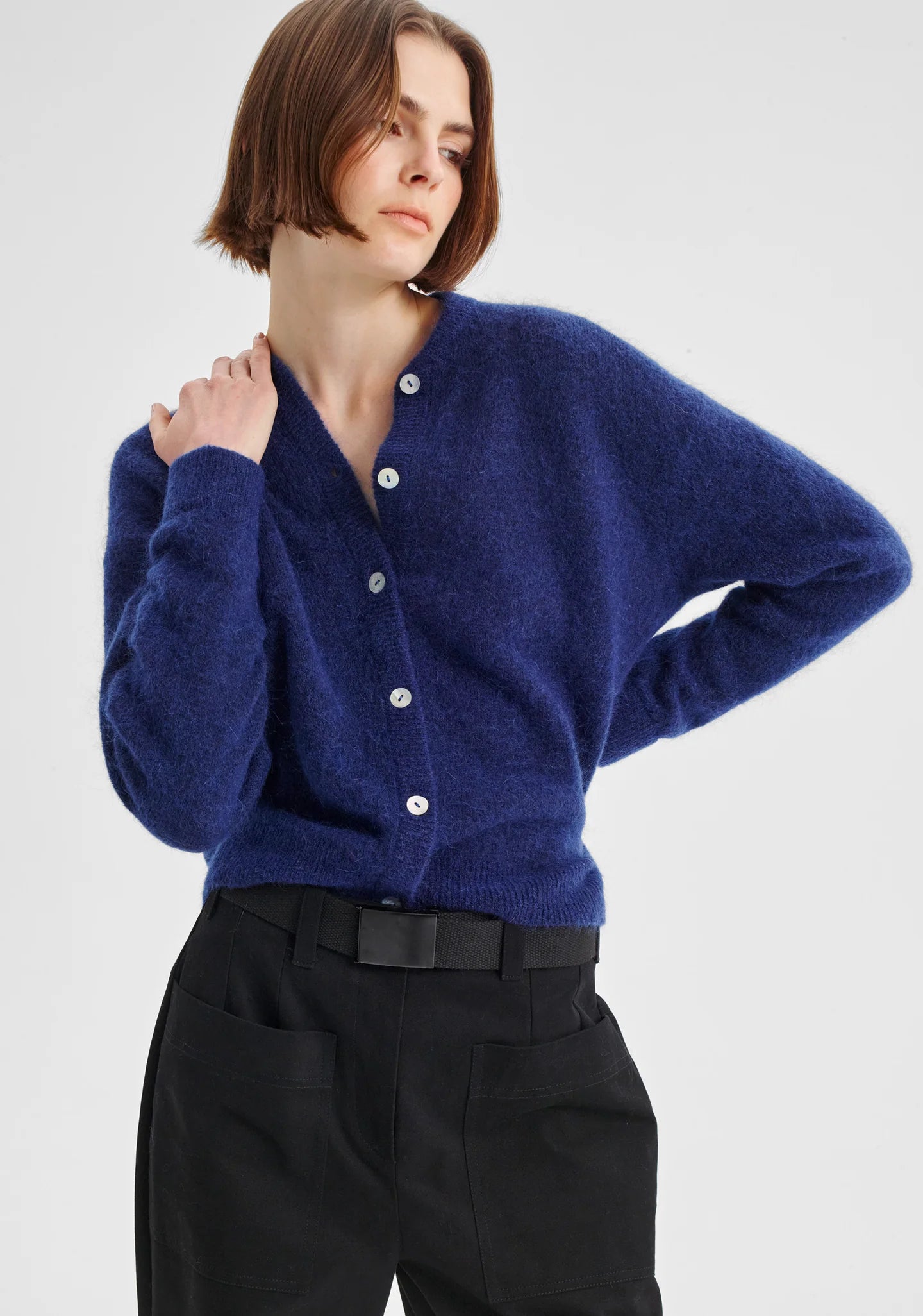 Albi Knit Cardigan - Cobalt