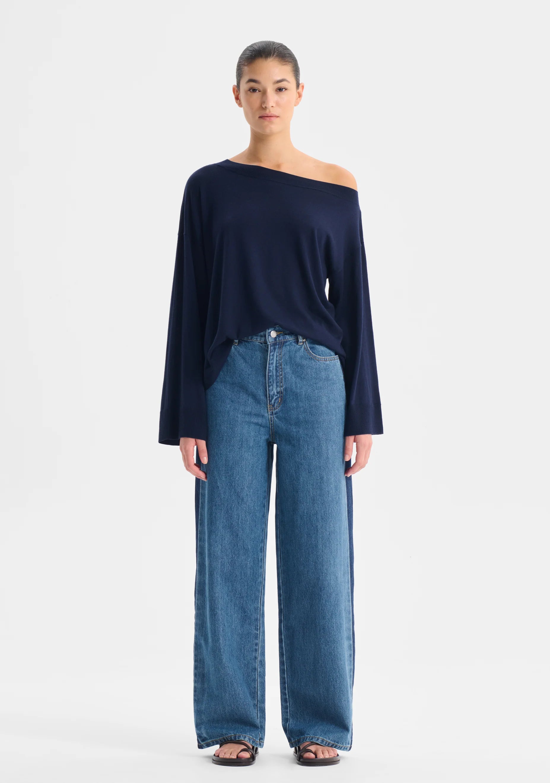 Morrison Rhyan Knit Pullover - Navy