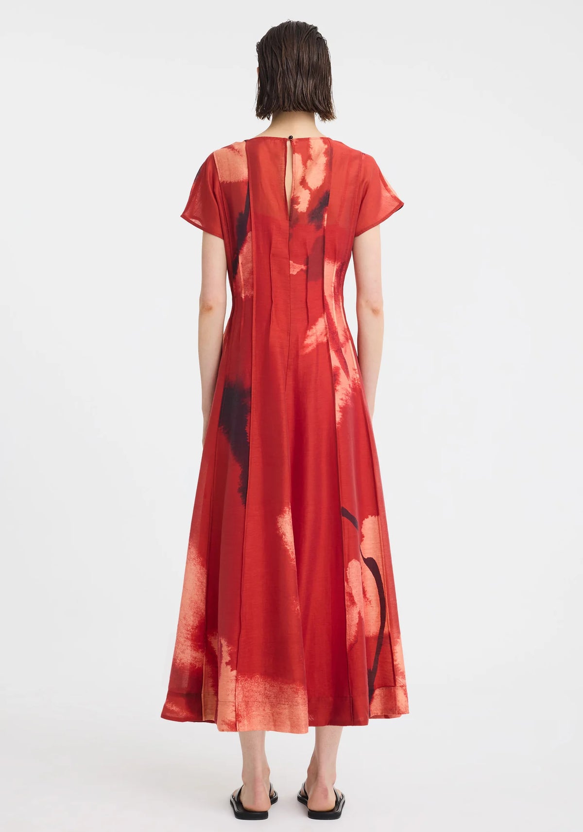 Morrison Astra Pintuck Dress - Poppy Print