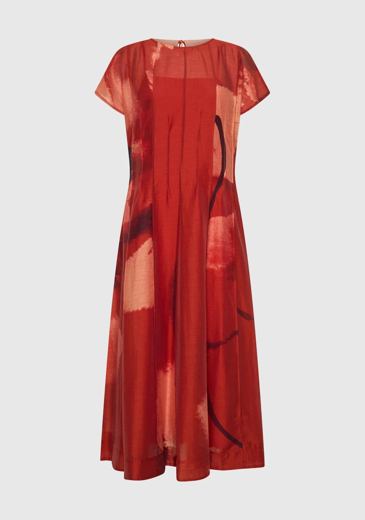Morrison Astra Pintuck Dress - Poppy Print