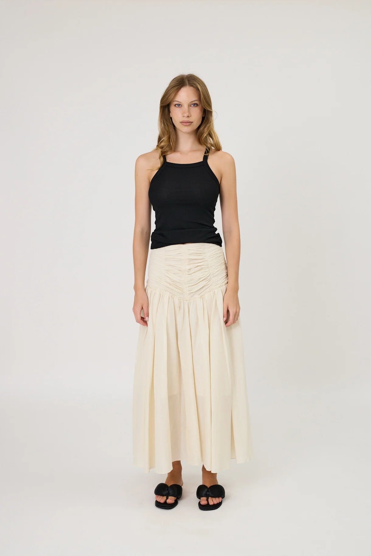 Remain Monte Skirt - Bone