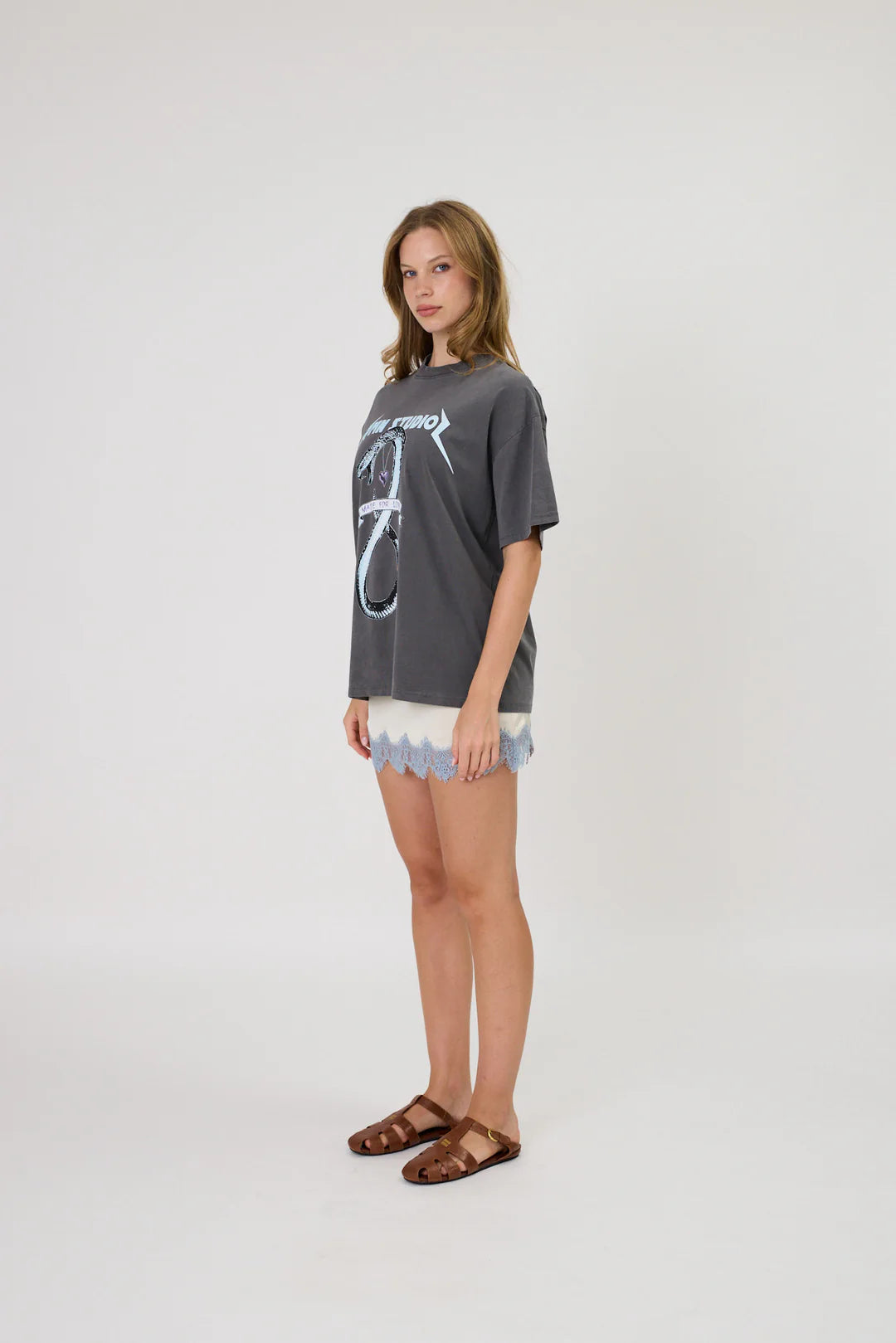 Remain Viper Tee - Washed Black