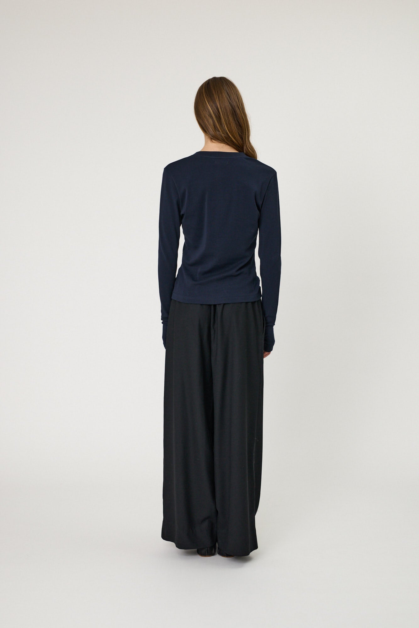 Denver Long Sleeve Top - Indigo