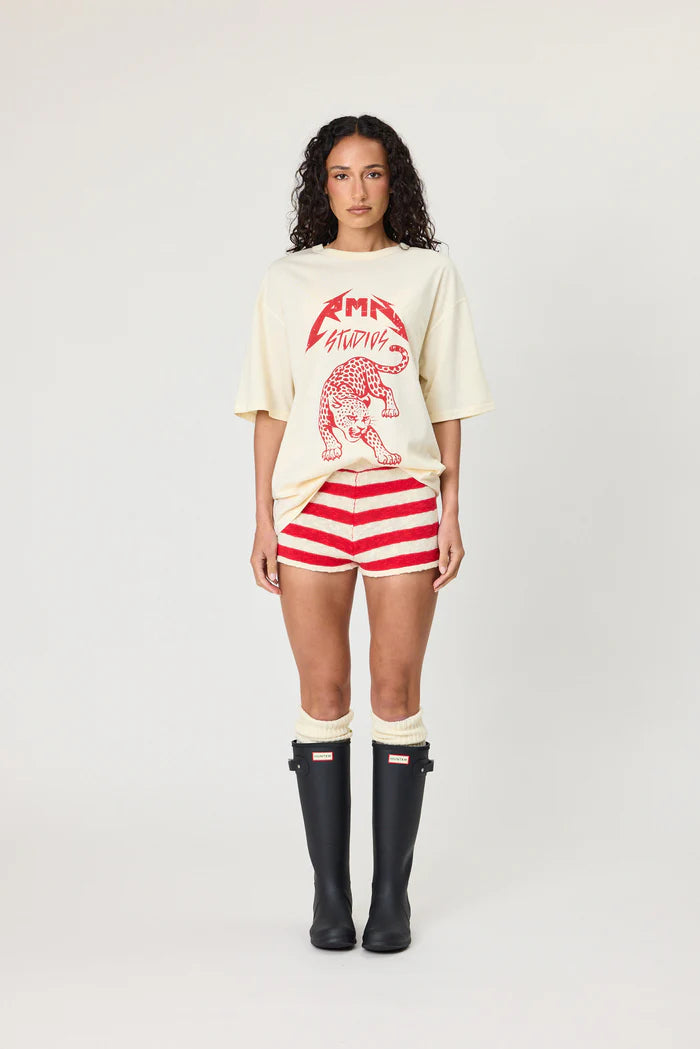 Leopard Tee - Ivory