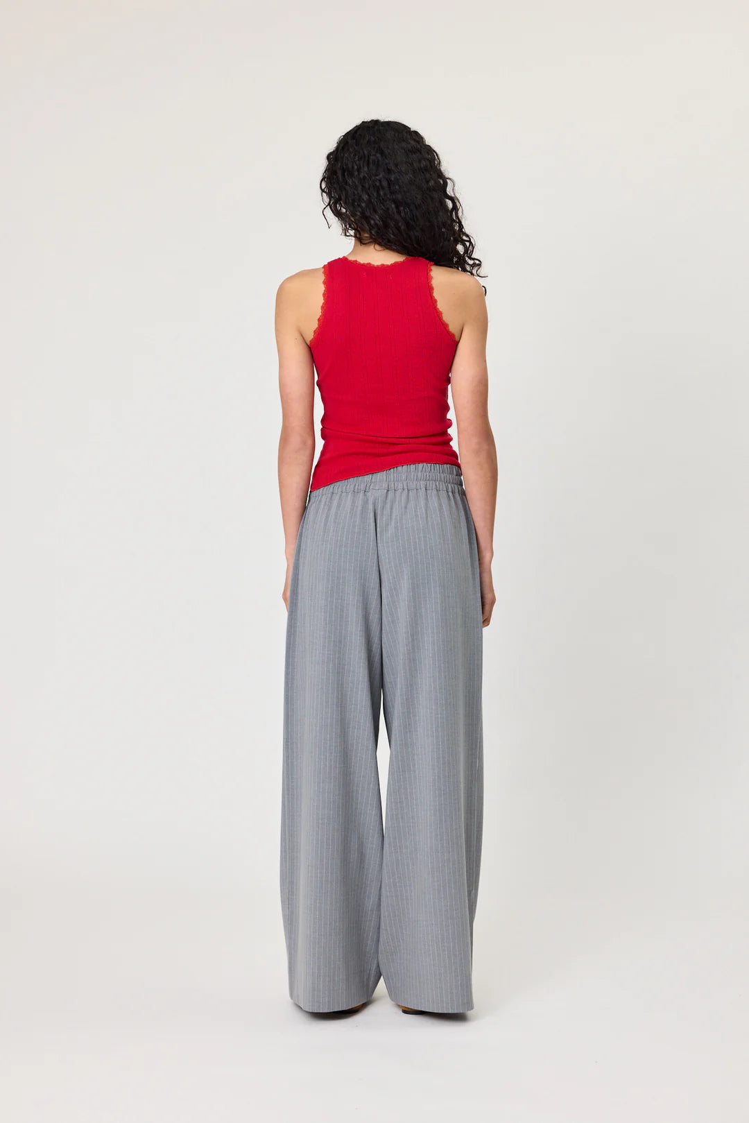 Rhodes Pants - Grey Stripe