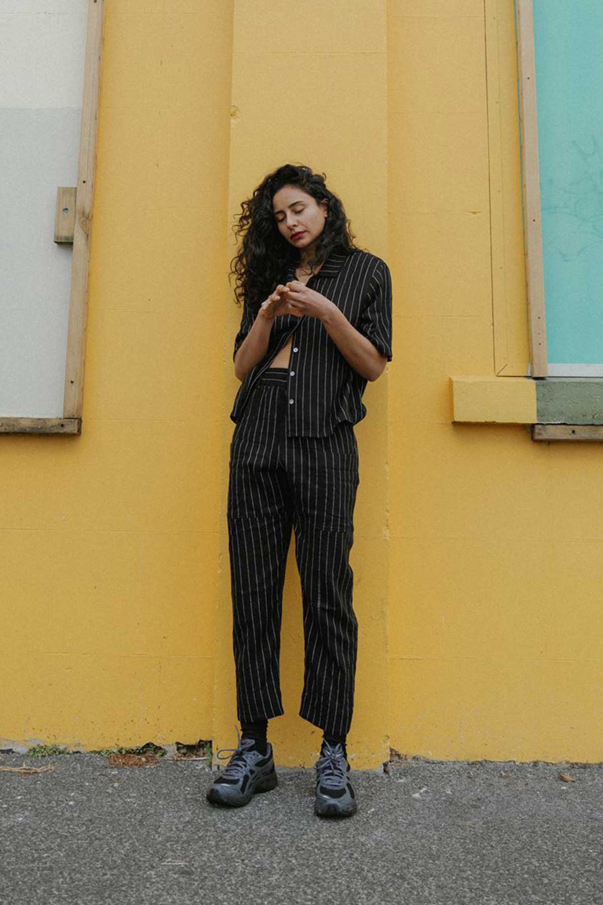 Newlands Studio Excellent Trouser - Black Stripe