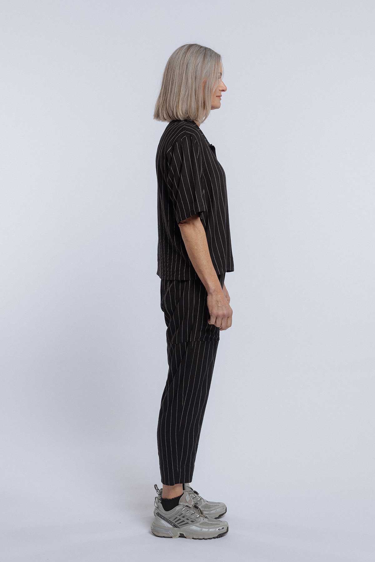 Newlands Studio Excellent Trouser - Black Stripe