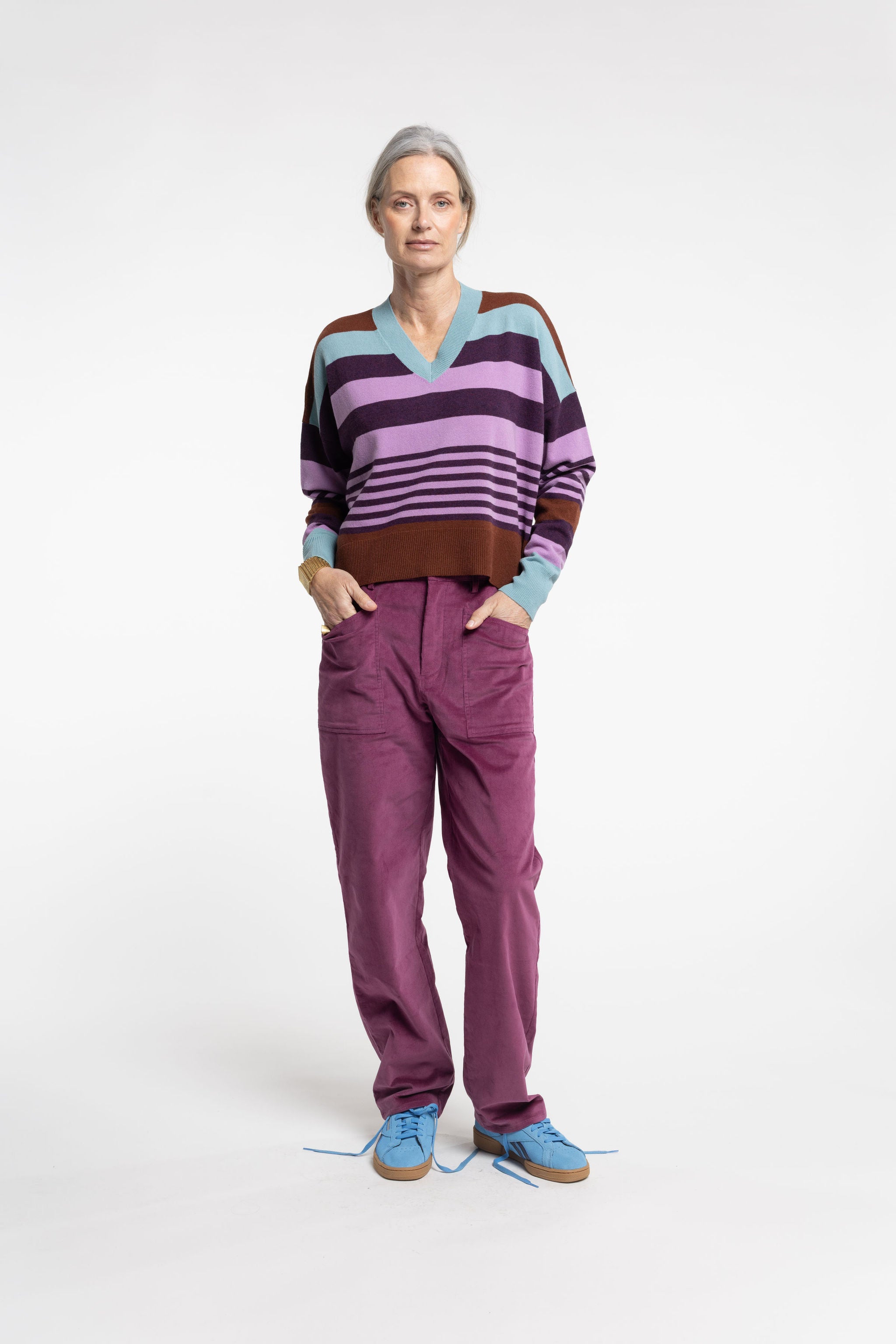 Griddy Sweater - Multistripe