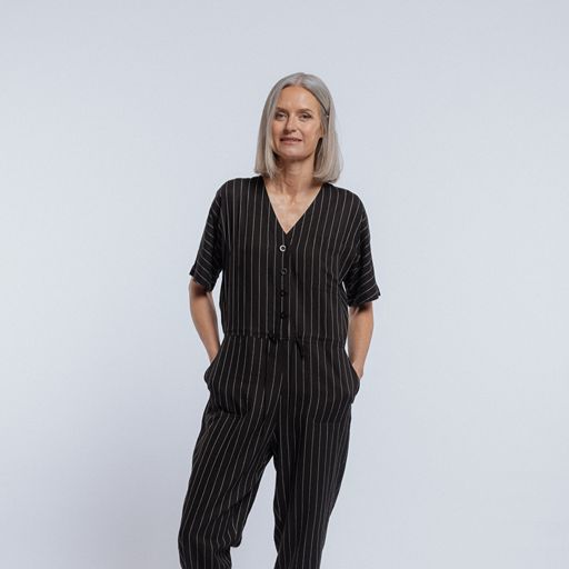 Newlands Studio Jumpsuit - Black Stripe