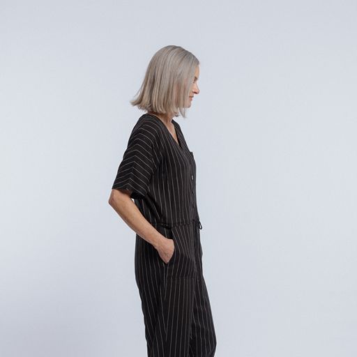 Newlands Studio Jumpsuit - Black Stripe