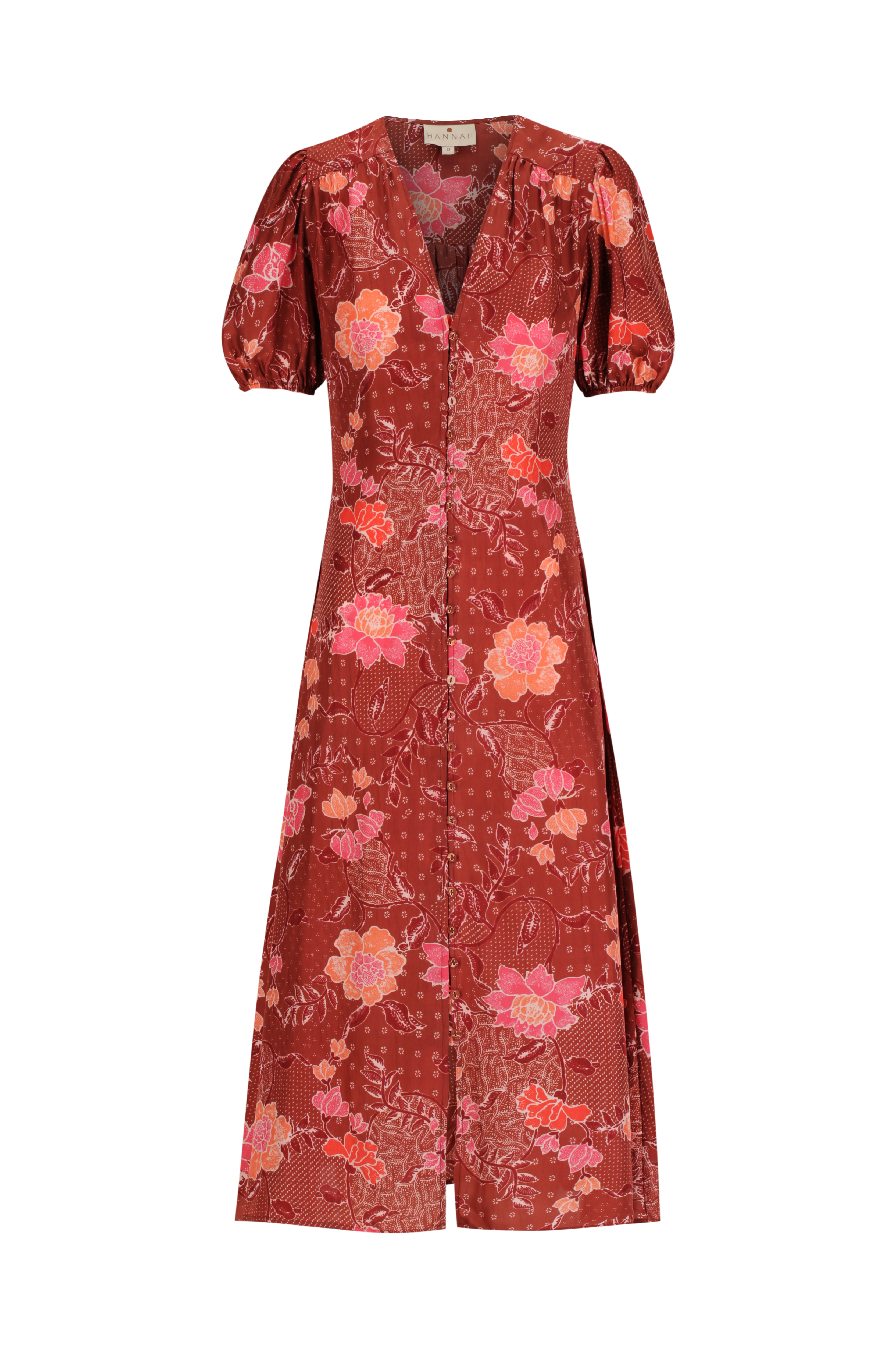 Olivia Dress - Bloom Burgundy