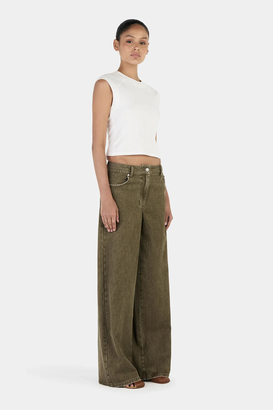 Paige Denim Jeans - Khaki