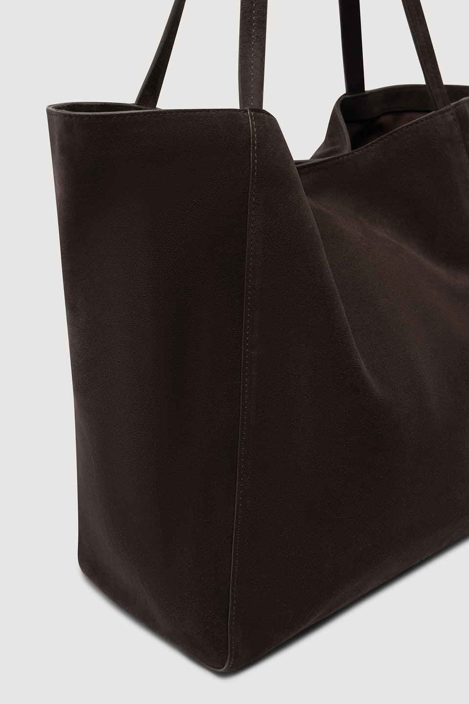 Assembly Label Paige Suede Bag - Ganache