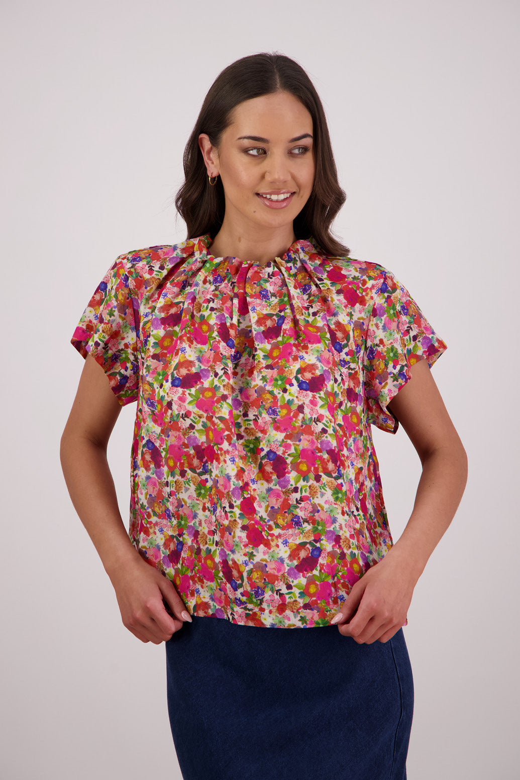 Briarwood Pia Top - Bright Floral