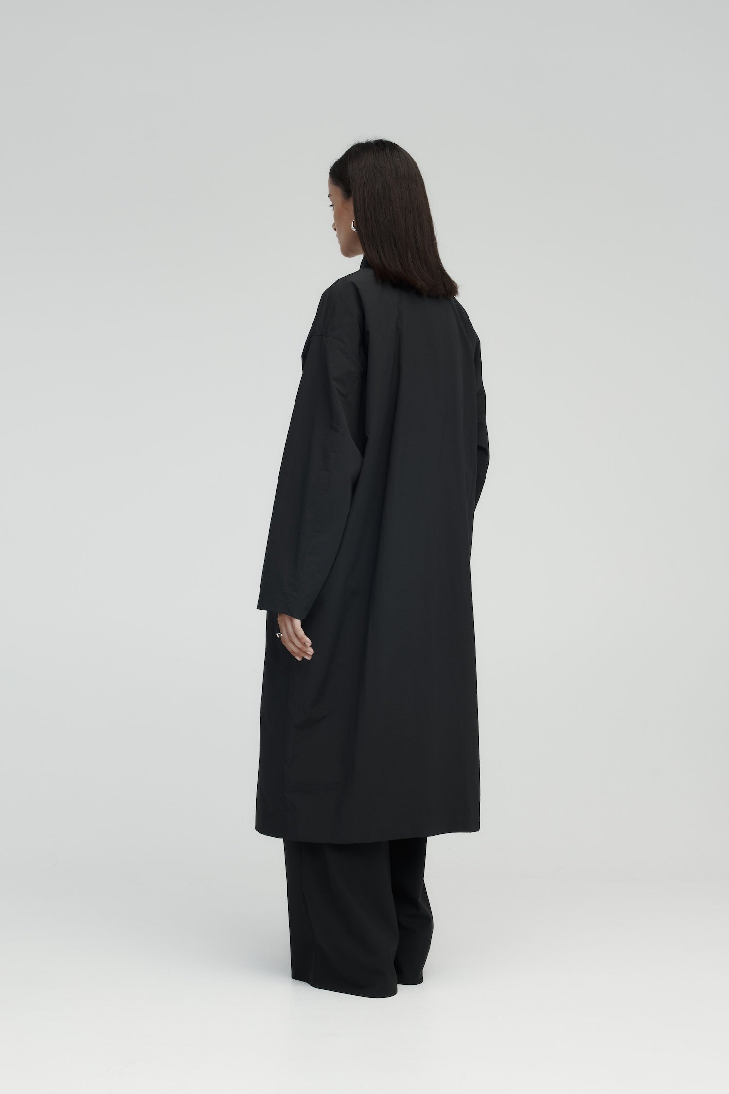 Rebe Curve Trench - Black