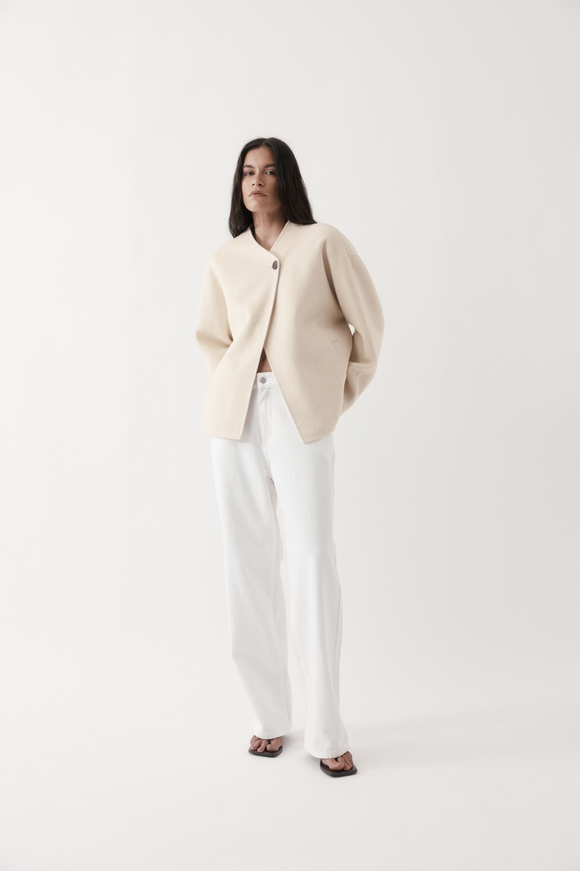 Ramona Jacket - Ivory
