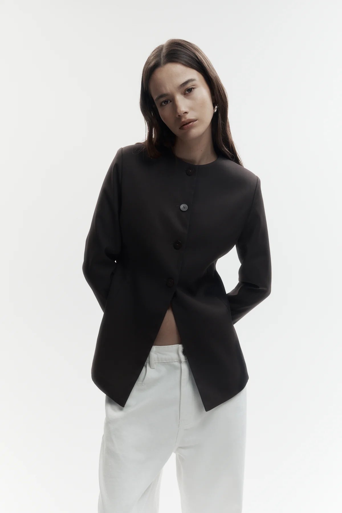 Innes Blazer - Ganache