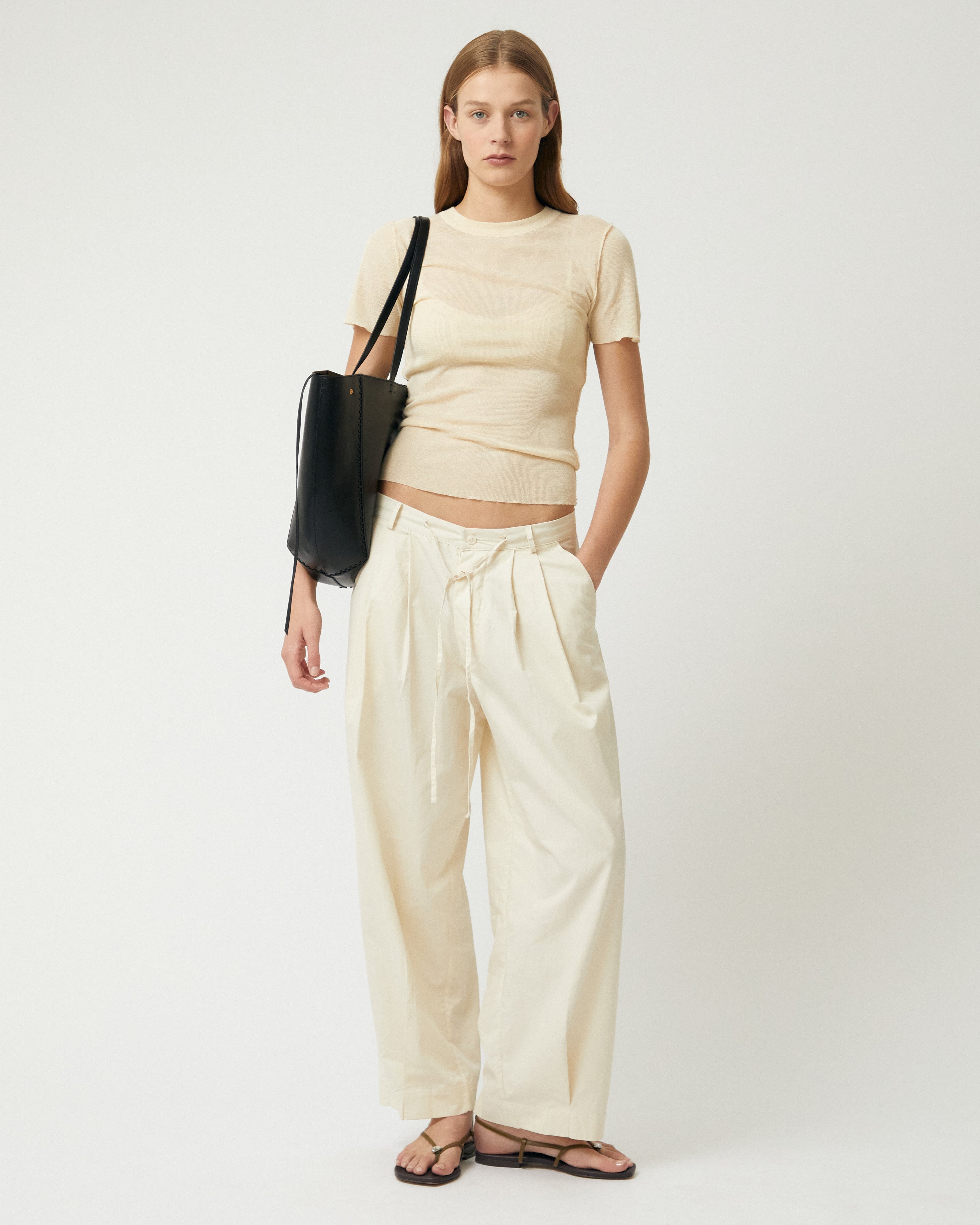 Brie Leon Reese Market Tote - Noir