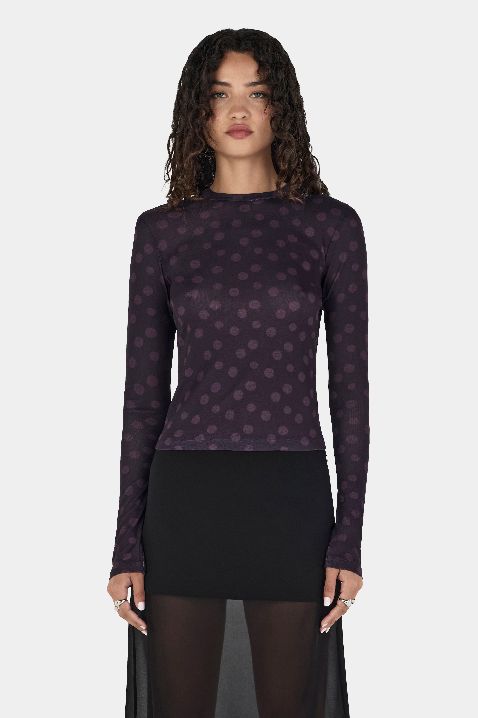 Rita Long Sleeve - Organic Polka