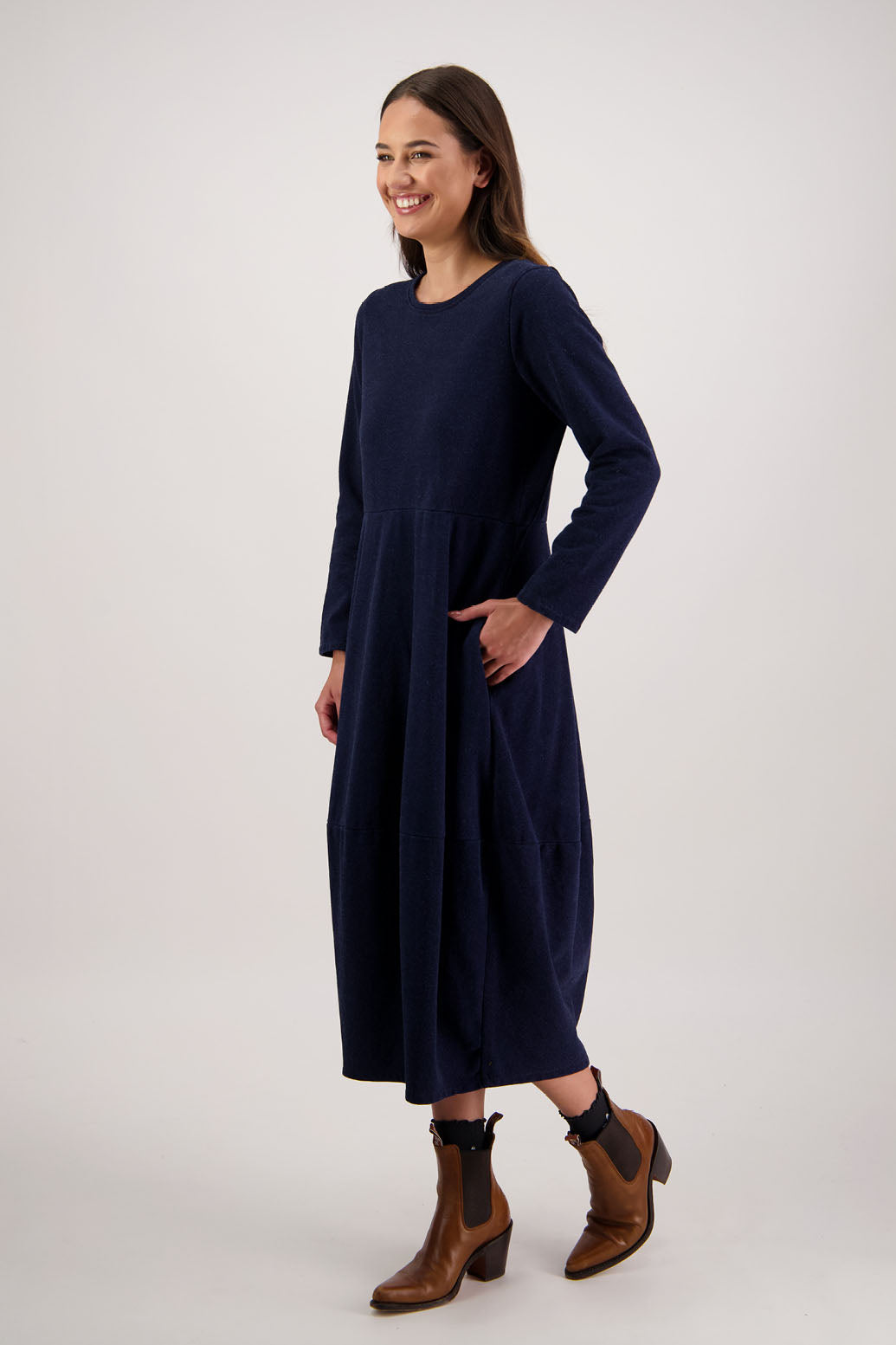 Ronnie Dress - Denim Jersey