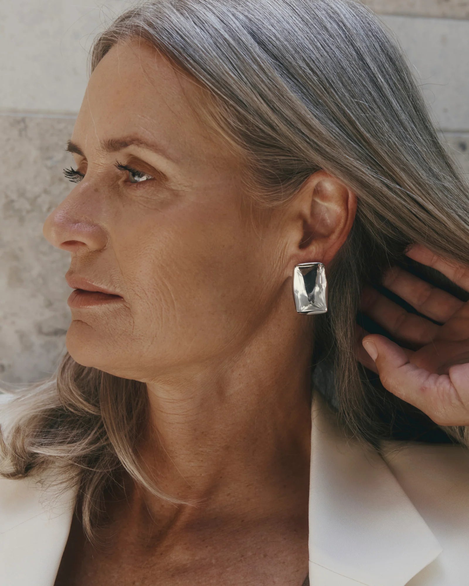 Rowan Earrings - Silver