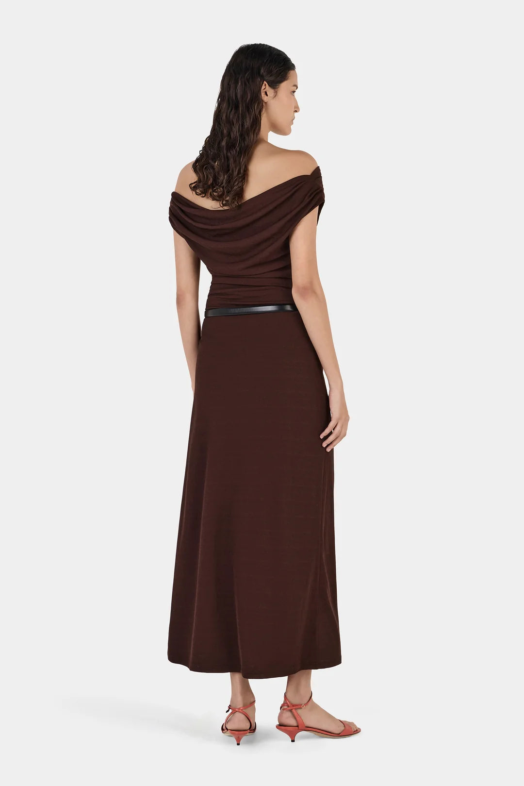 Hansen & Gretel Amara Midi Dress - Choc