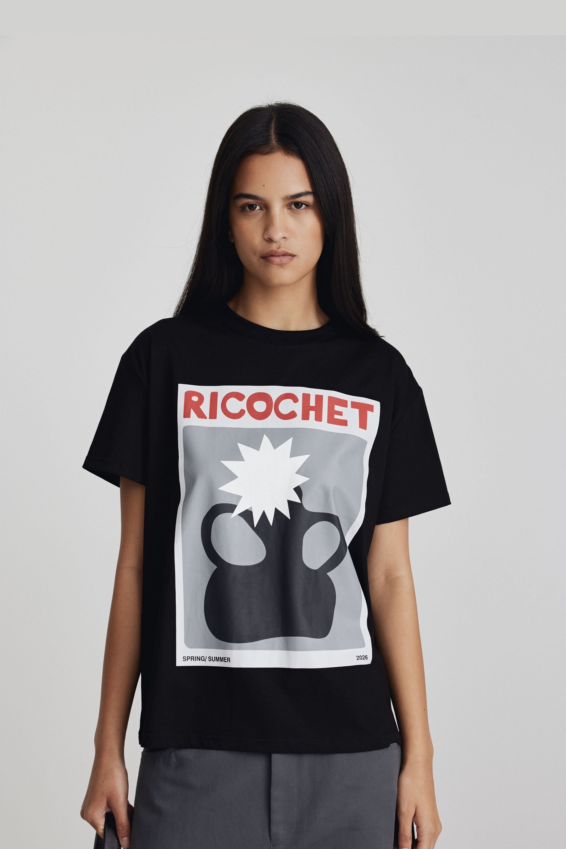 Ricochet Aiden Tee - Black + Black