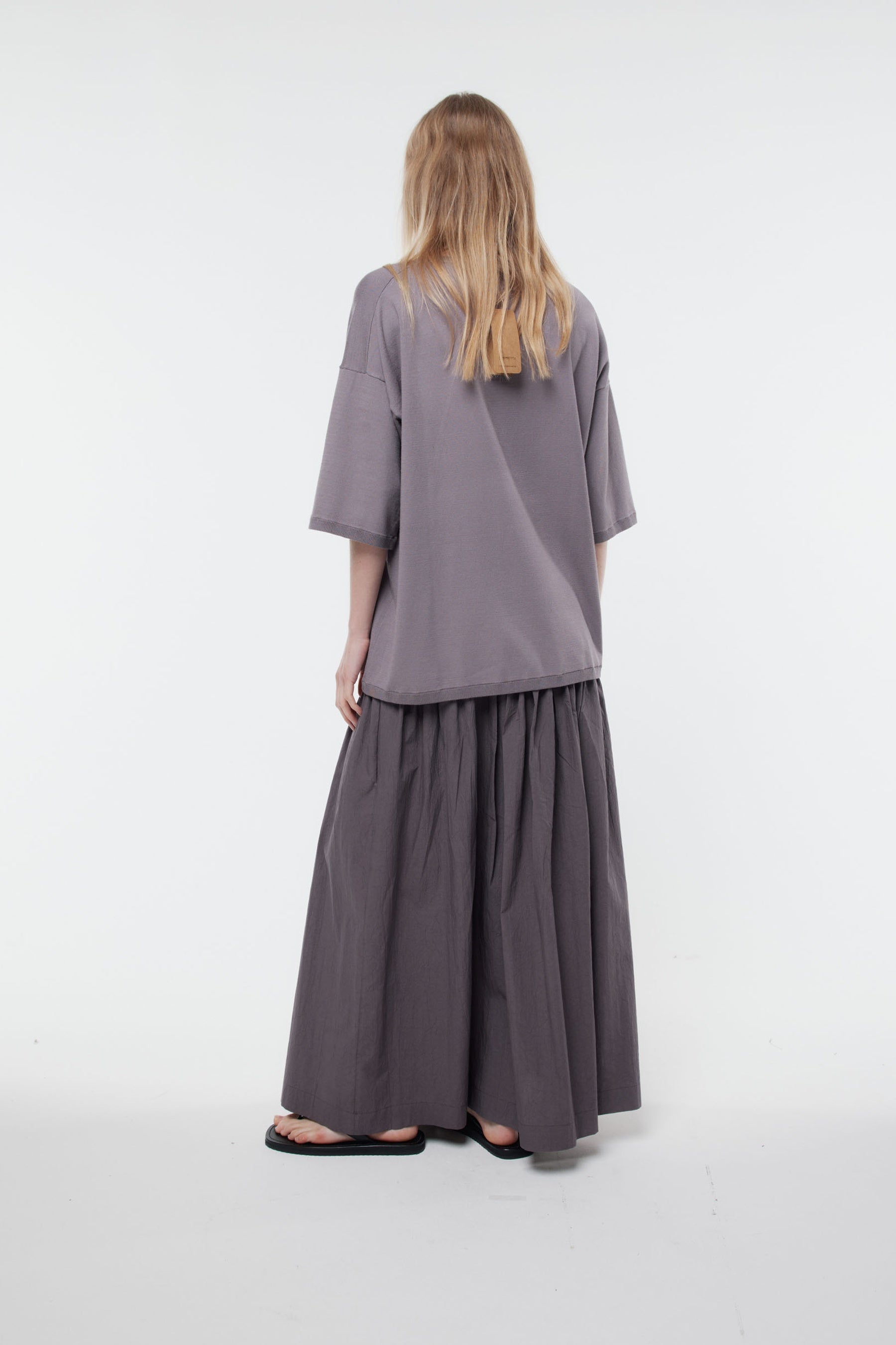 Gregory Marlon Knit Tee - Ash Lavender