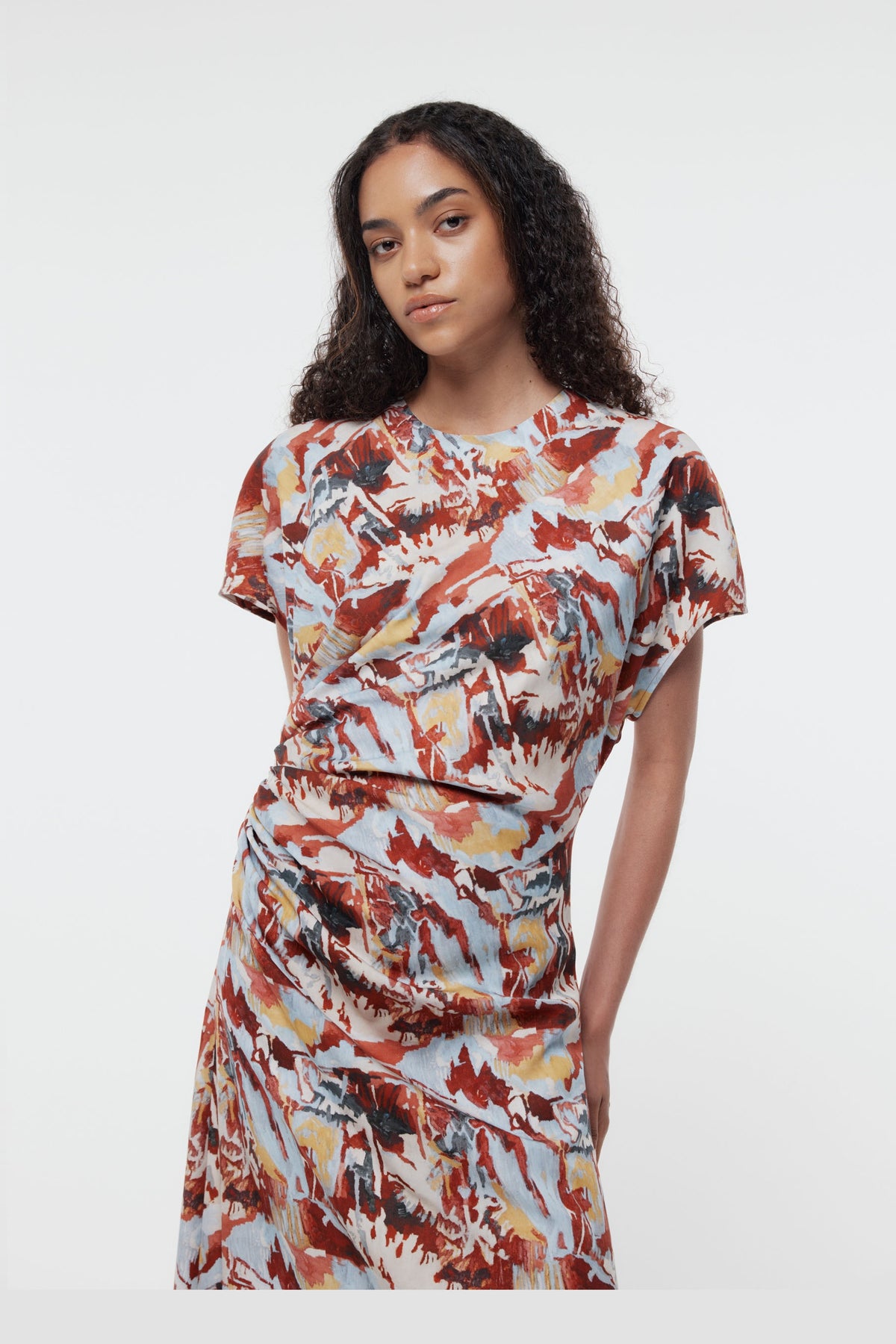 Gregory Terra Dress - Firebloom Print