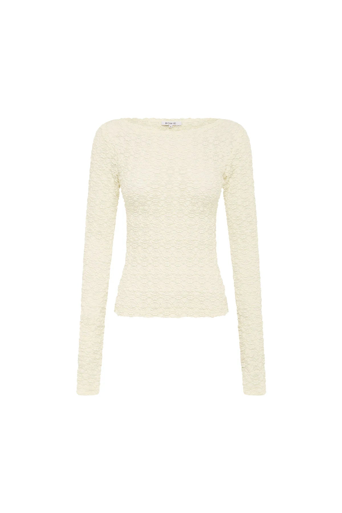 Samantha Clover Lace Top - Creme