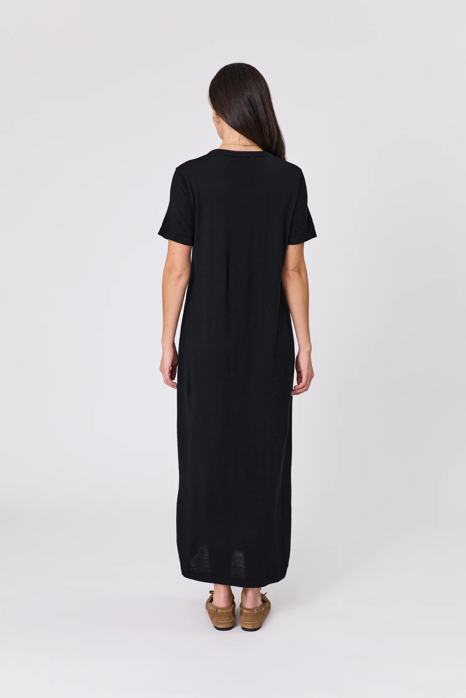 Marlow Serene Merino Dress - Black