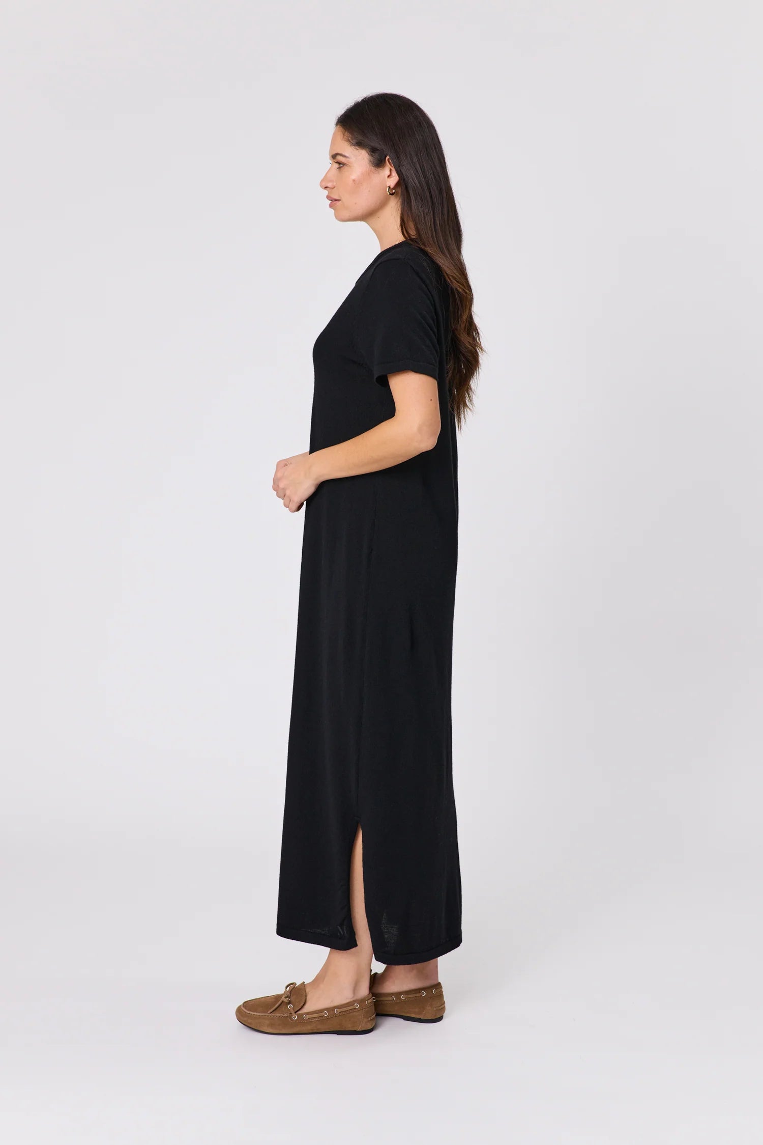 Marlow Serene Merino Dress - Black