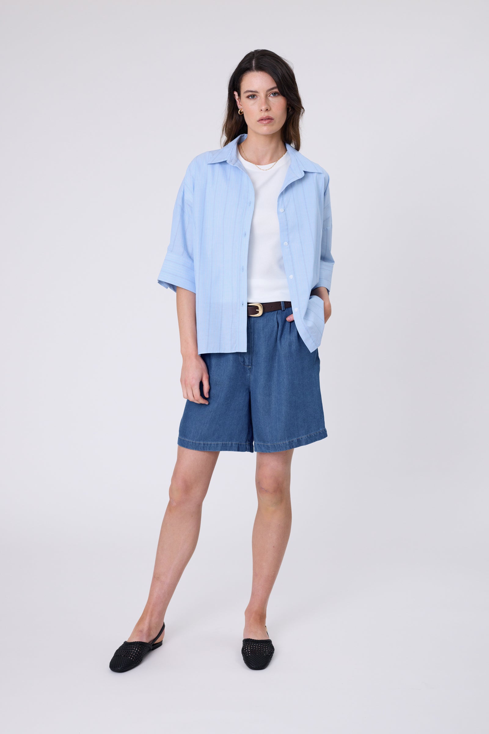 Shoreline Shirt - Blue Stripe