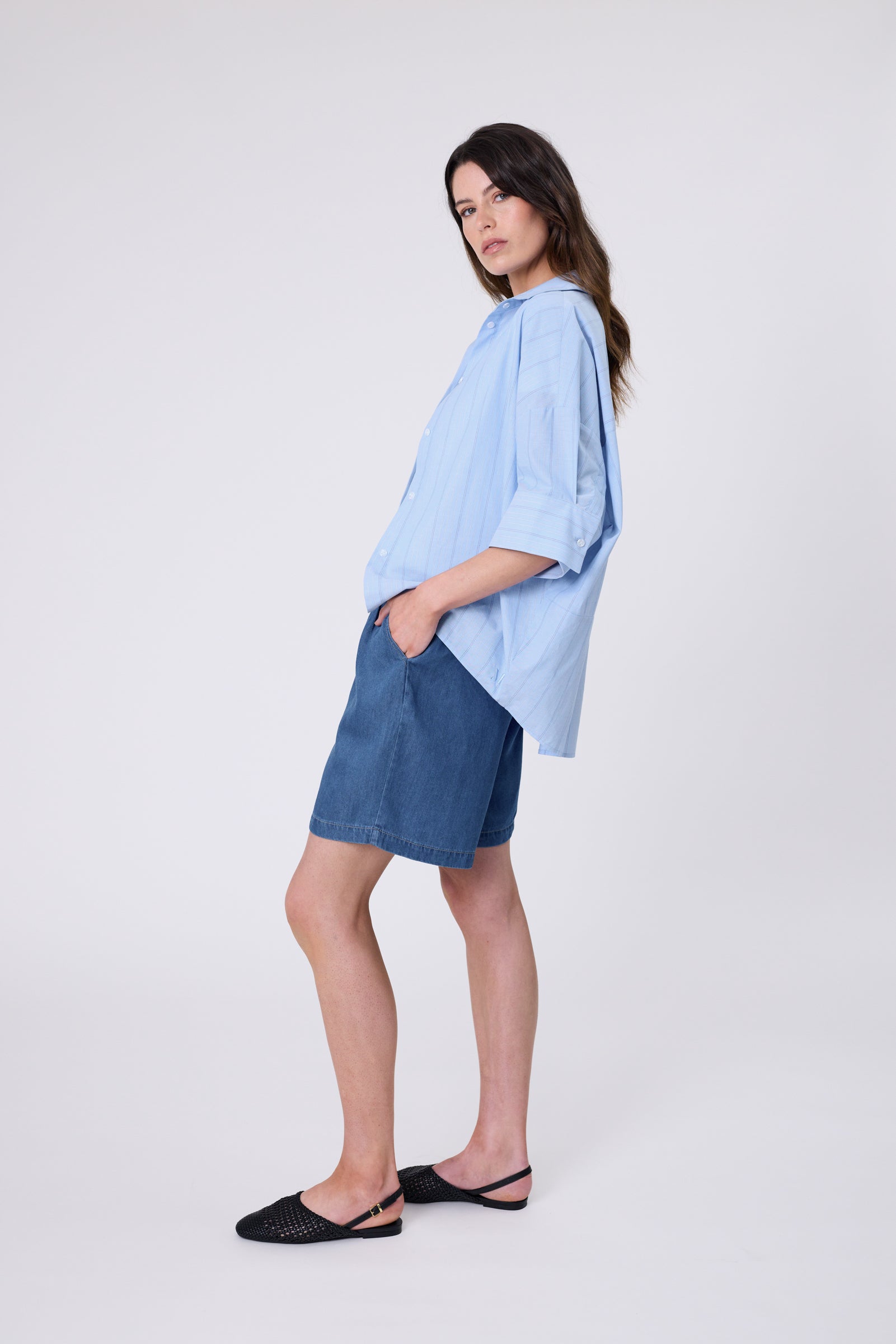 Shoreline Shirt - Blue Stripe