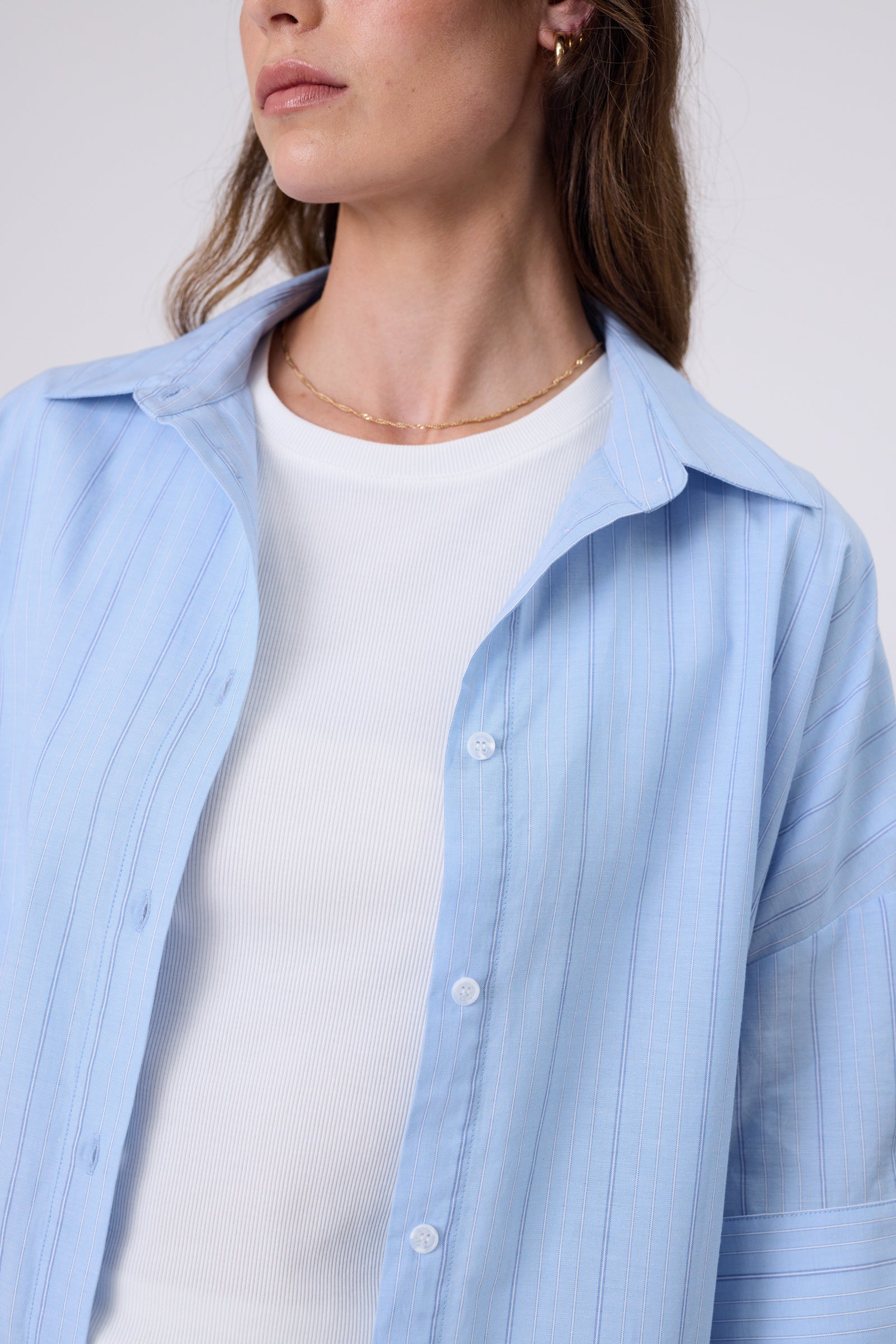 Shoreline Shirt - Blue Stripe