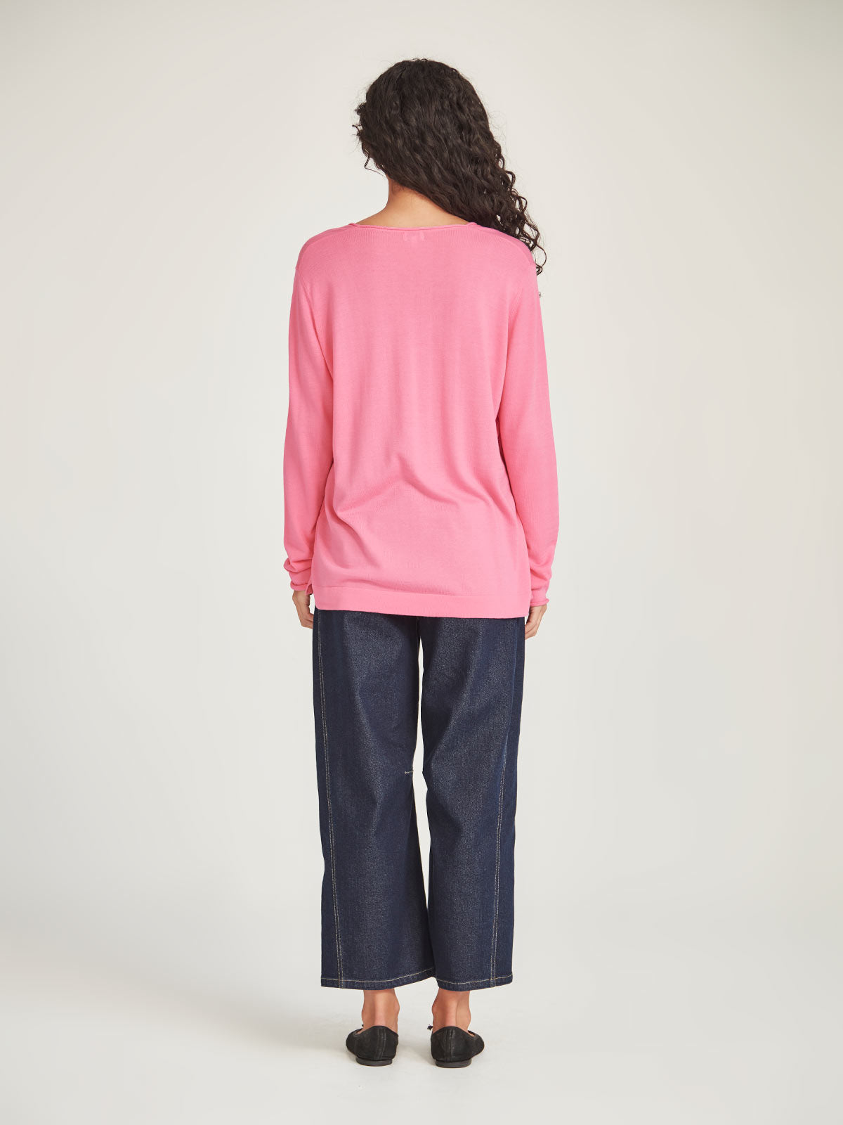 Vinnie V-Neck - Pink Sherbert