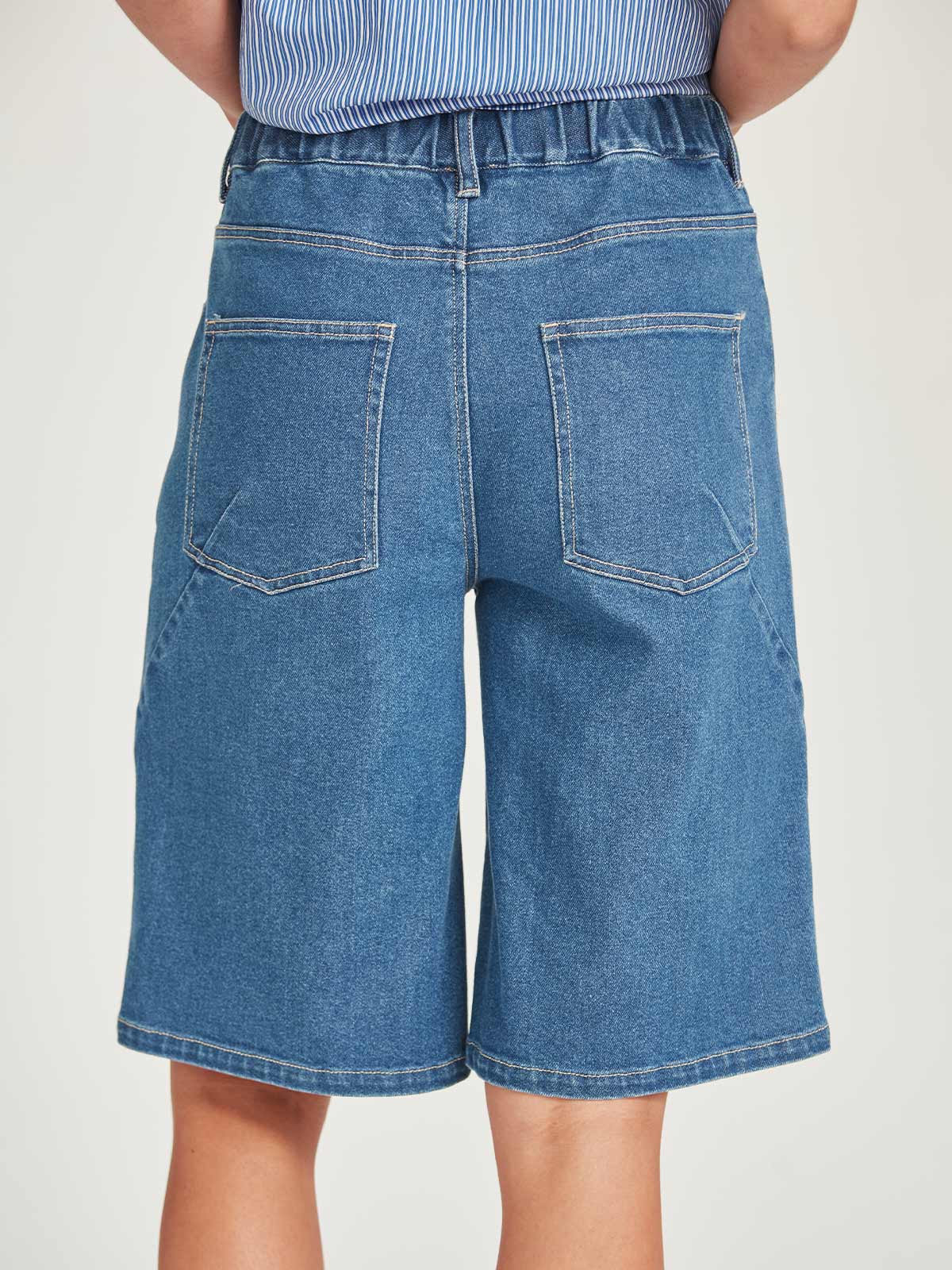 Bethany Denim Short - Mid Wash