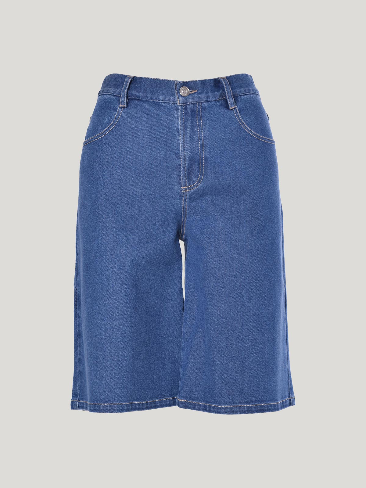 Bethany Denim Short - Mid Wash