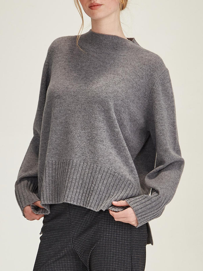 Rei Merino Sweater - Grey Marle